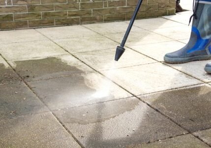 concrete pressure washing